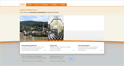 Desktop Screenshot of orthopaedie-rehabilitation.de